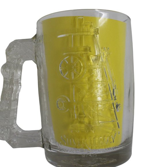 Silver Legacy Resort Casino Other - Silver Legacy Resort Casino Reno Nevada Heavy Glass 24 oz Mug Stein Oil Rig